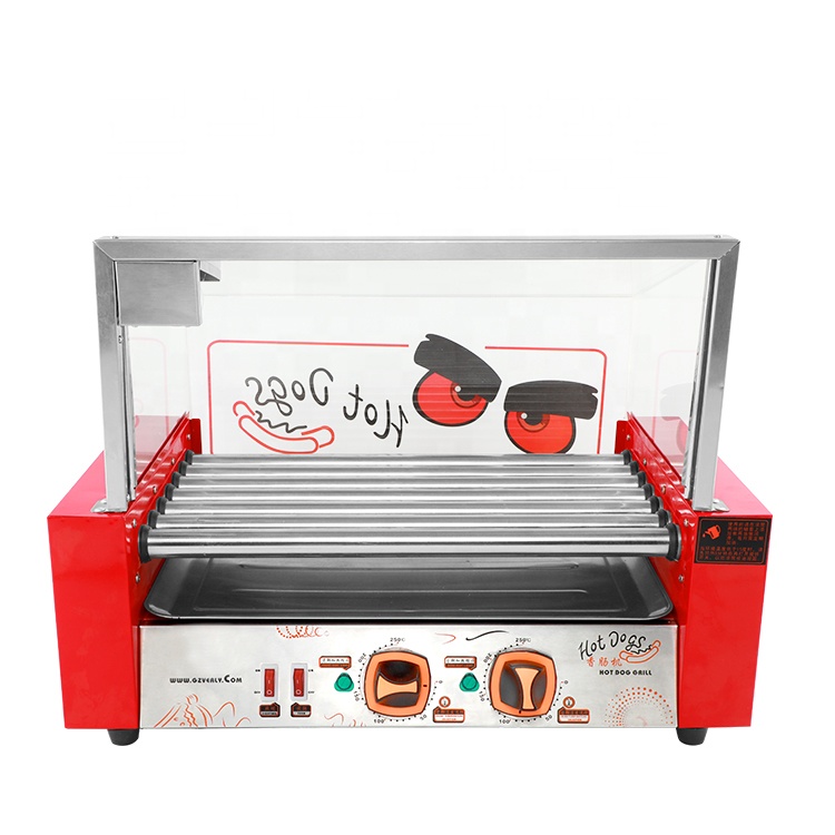 Hot Dog Press - Ticari Elektrikli Sosis Pişirme Makinesi Isıtıcı