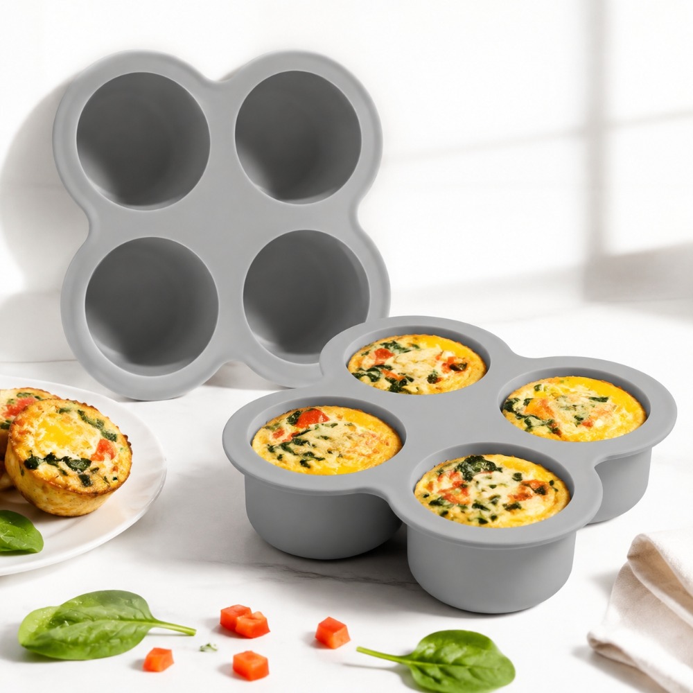 Egg Waffle Pan - 2 adet Hava Fritözü Yumurta Kalıbı