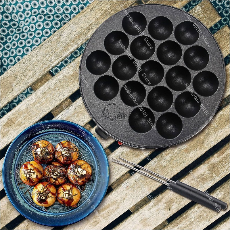 Sıcak Satışta Ahtapot Topu Yap - Takoyaki Grill Plate incelemesi ve fiyatı