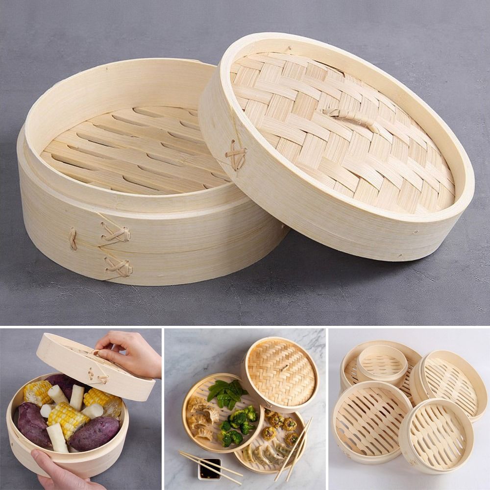 Çin vapur sepeti bambu vapur s - Bao Steamer Bamboo incelemesi ve fiyatı