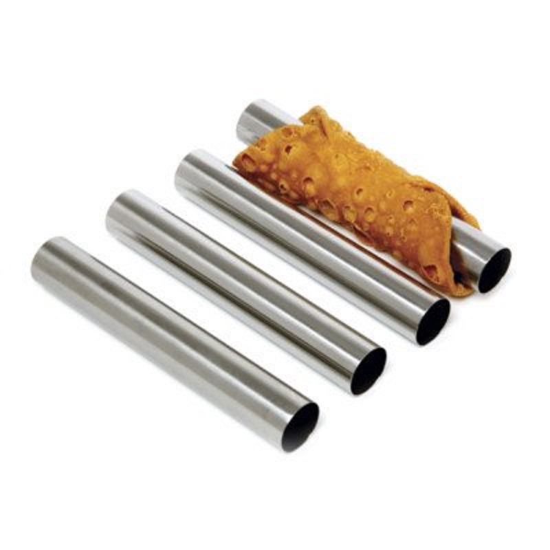 Alluminum Cannoli formları, 4  - Danish Pancake Pan incelemesi ve fiyatı